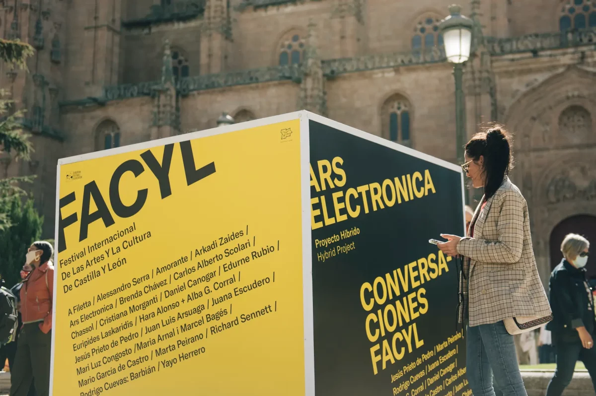 Diseño de aplicaciones gráficas para edición 2021 del Facyl Festivalde Salamanca. Cartelería, publicidad, gráfica expositiva, campaña de redes....