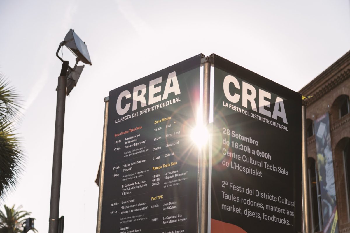 Diseño, conceptualización, producción y campaña gráfica de las primeras 5 ediciones de "Crea". La fiesta del Distrito Cultural de L'Hospitalet de Llobregat.