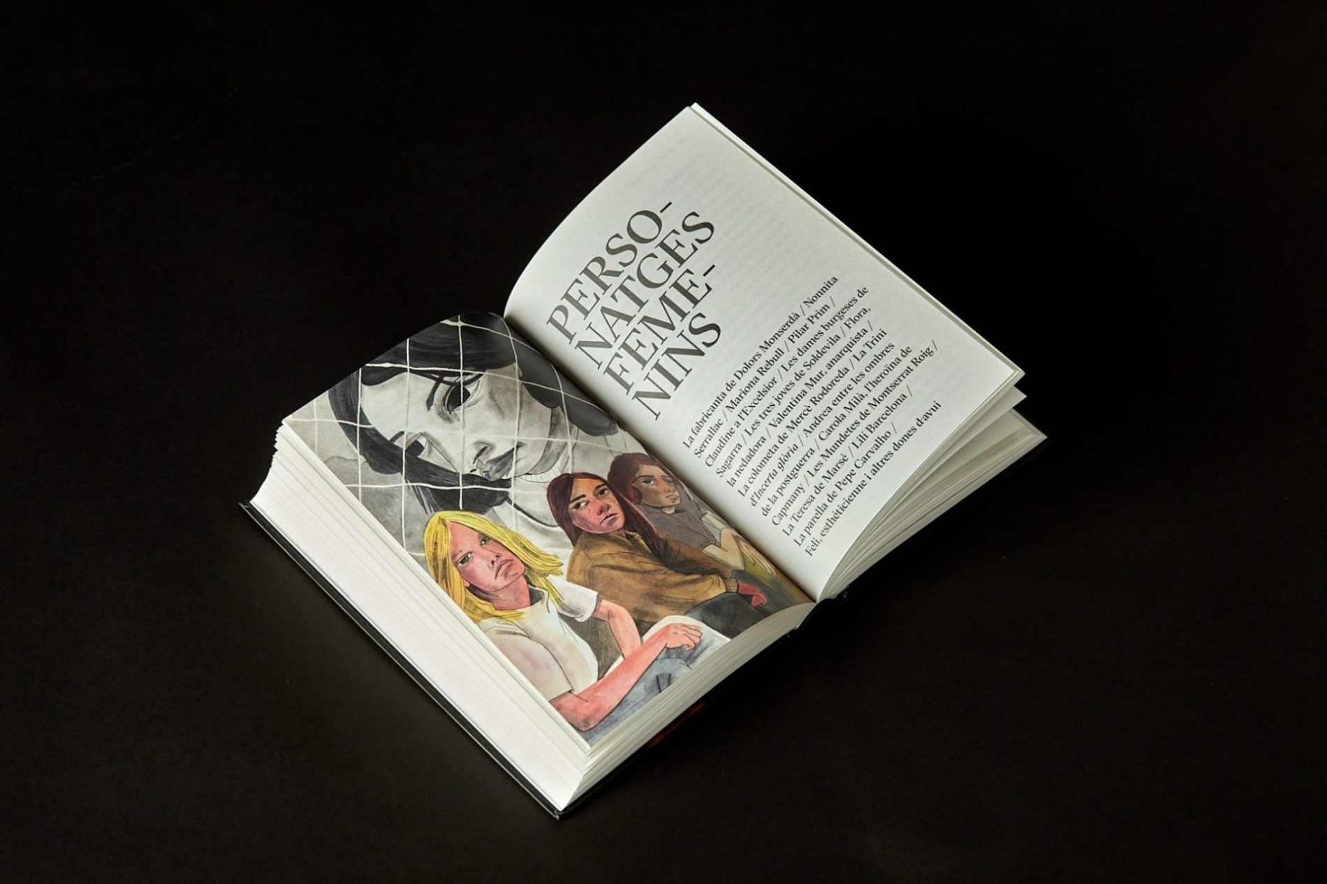 Diseño y dirección de arte del libro Flors i Violes, con ilustraciones de Laura Pérez, Eva Zurita, María Herreros y Helena Pérez.